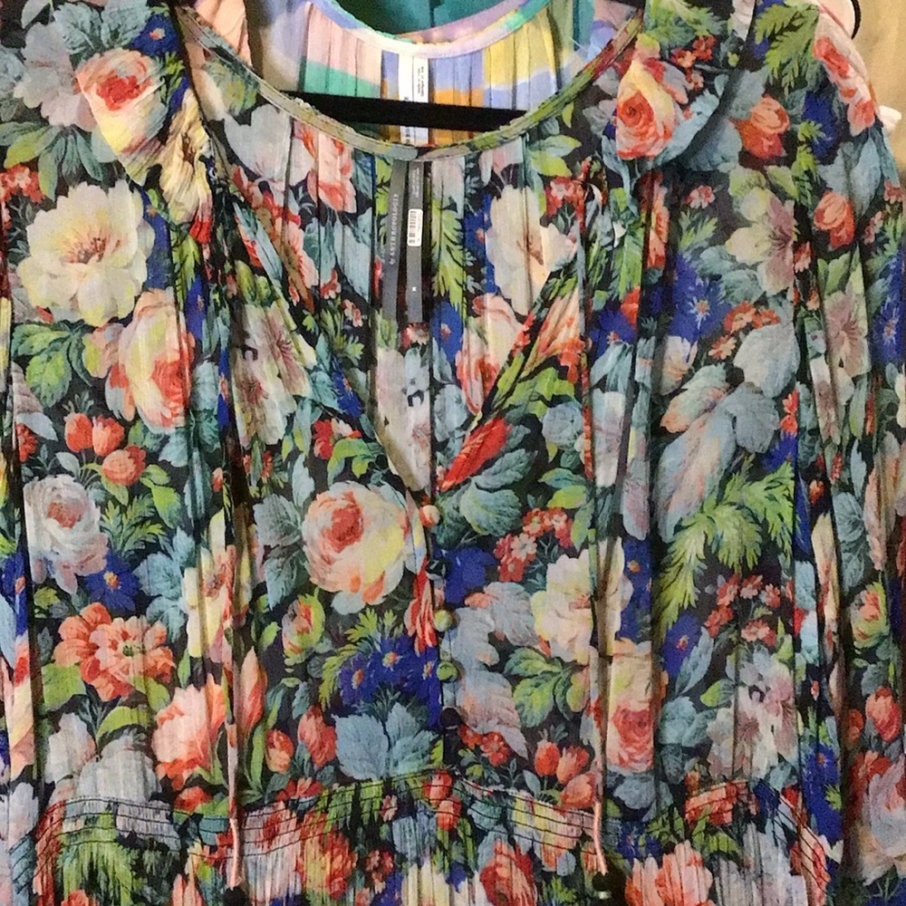 Anthropologie Marais Floral Tiered Maxi Dress in Multicolor - Picture 2 of 2